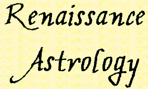 Renaissance Astrology