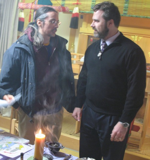 Chris & William at Mizuya Shrine