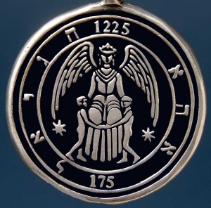 Talisman larger than actual size