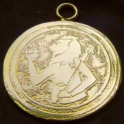  bronze lion head jupiter talisman