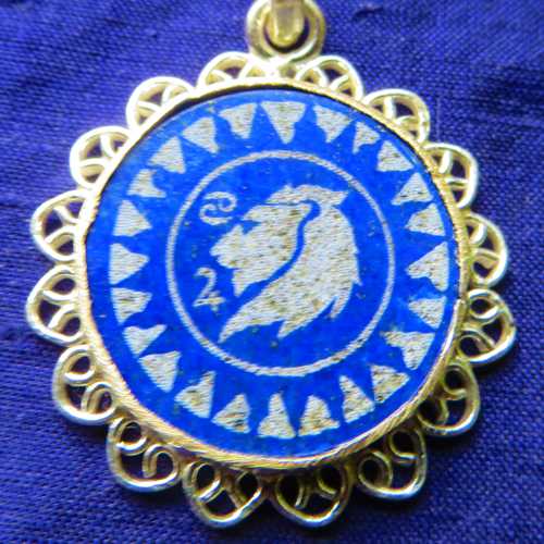 bronze lion head jupiter talisman