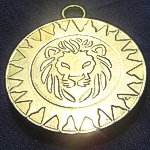 lion head jupiter bronze talisman