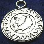 lion head jupiter bronze talisman