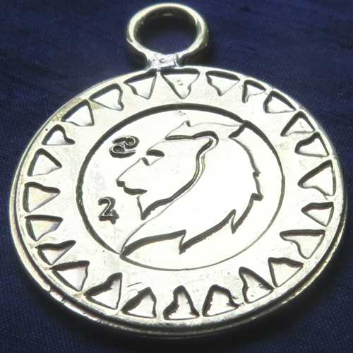  bronze lion head jupiter talisman