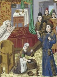 Visit of Medieval Physician