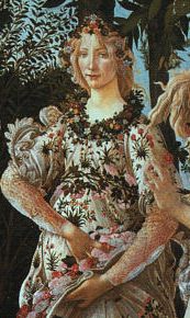 Detail from Botticelli's Primavera